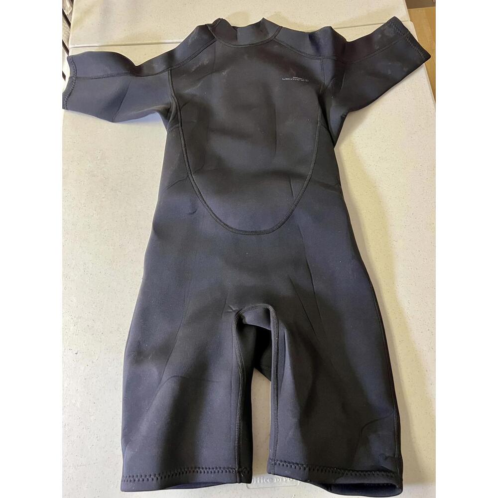Men’s 2/2mm Neoprene Wetsuit – Black, Small (Shorty Style)
